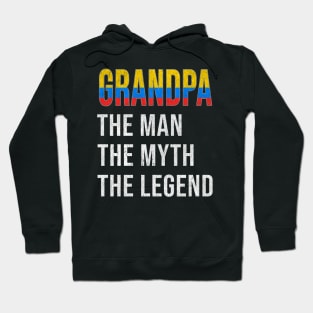 Grand Father Colombian Grandpa The Man The Myth The Legend - Gift for Colombian Dad With Roots From  Colombia Hoodie